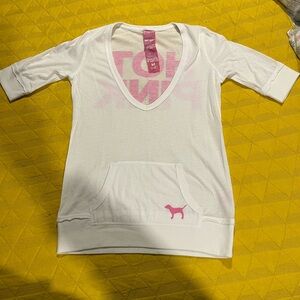 USED PINK T SHIRT. EXCELLENT CONDITION. SOFT. SIZE MED